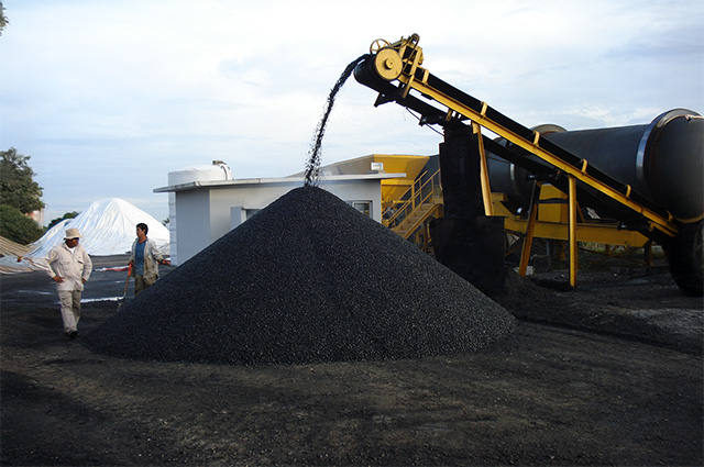 Material Subbase, Zarandeado